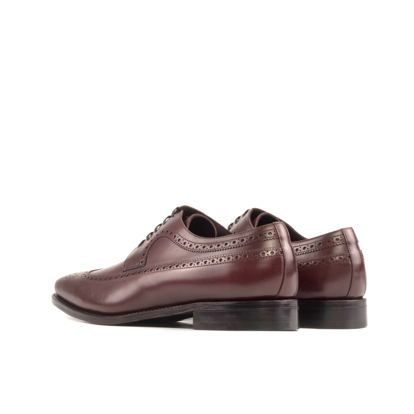 Prestige Longwing Blucher - Burgundy box calf