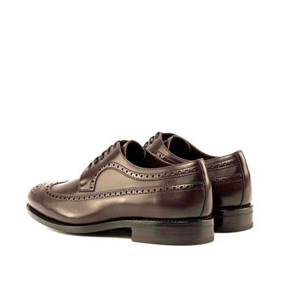 Elegance Longwing Blucher - Dark brown box calf