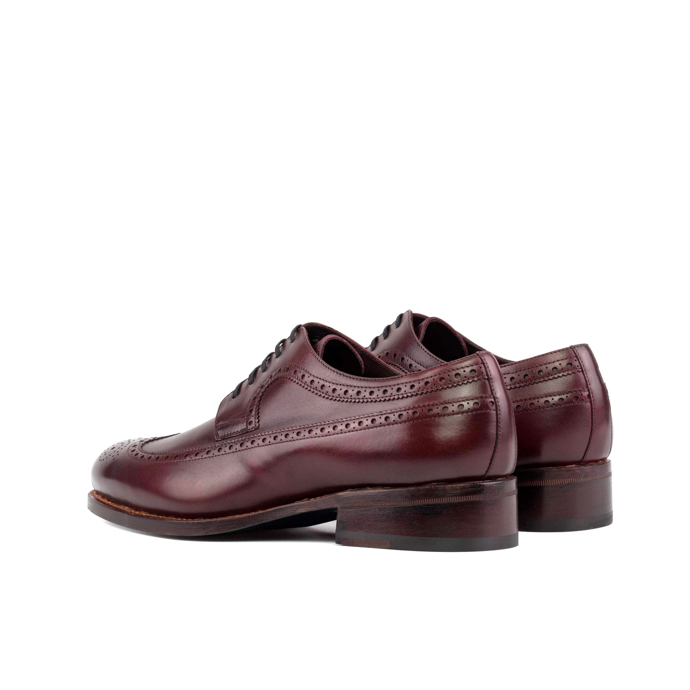 Pinnacle Longwing Blucher - Burgundy box calf