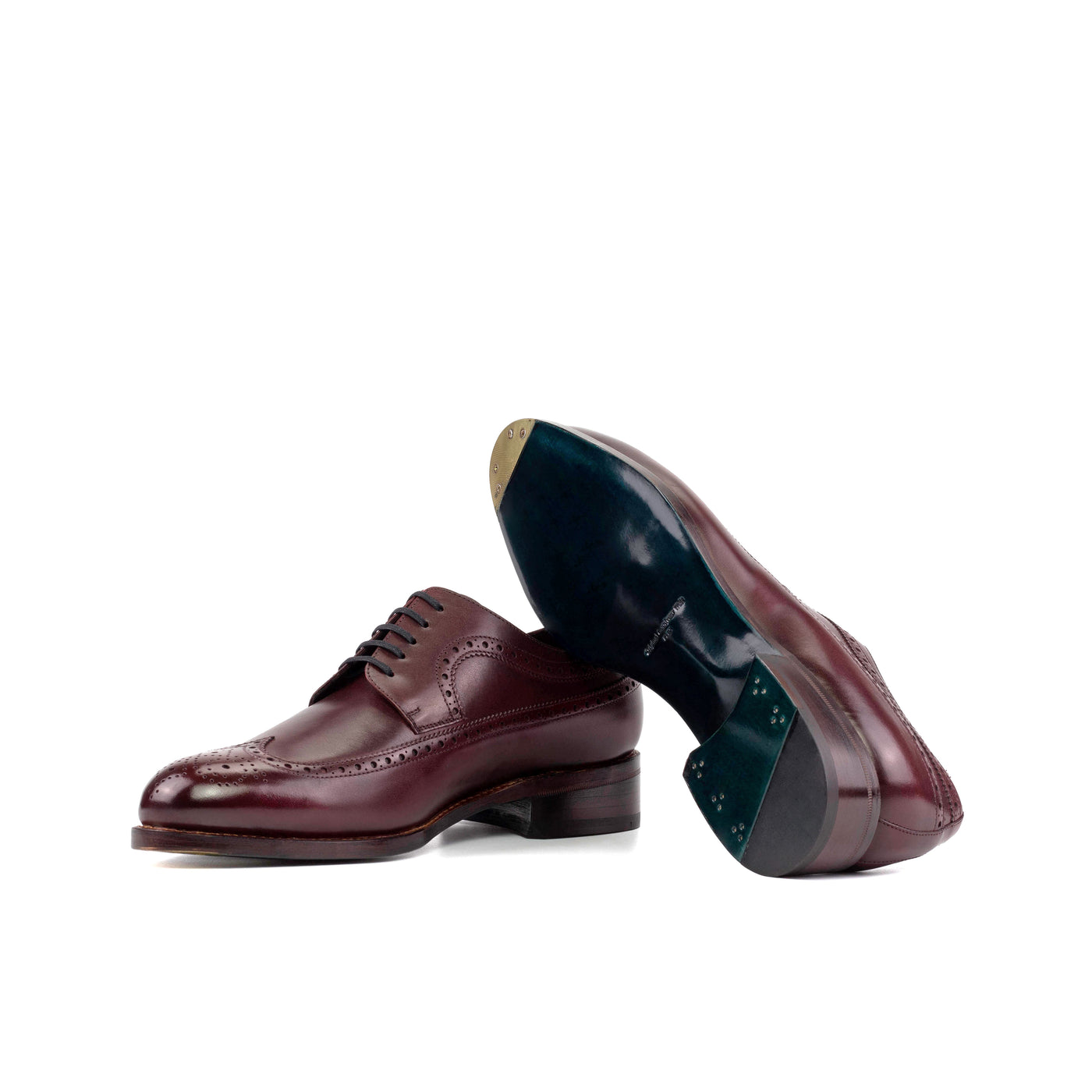 Pinnacle Longwing Blucher - Burgundy box calf