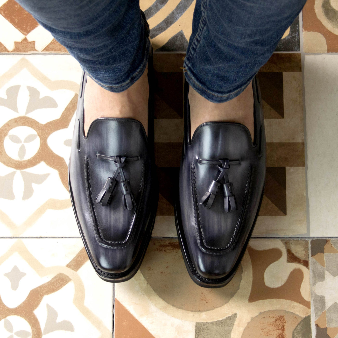 Noblea Loafer - Grey patina