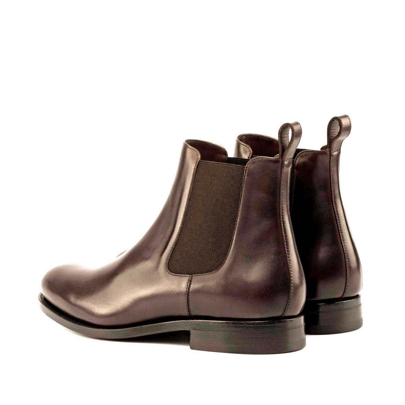 Leonardo Chelsea Boot Classic-Dark brown box calf