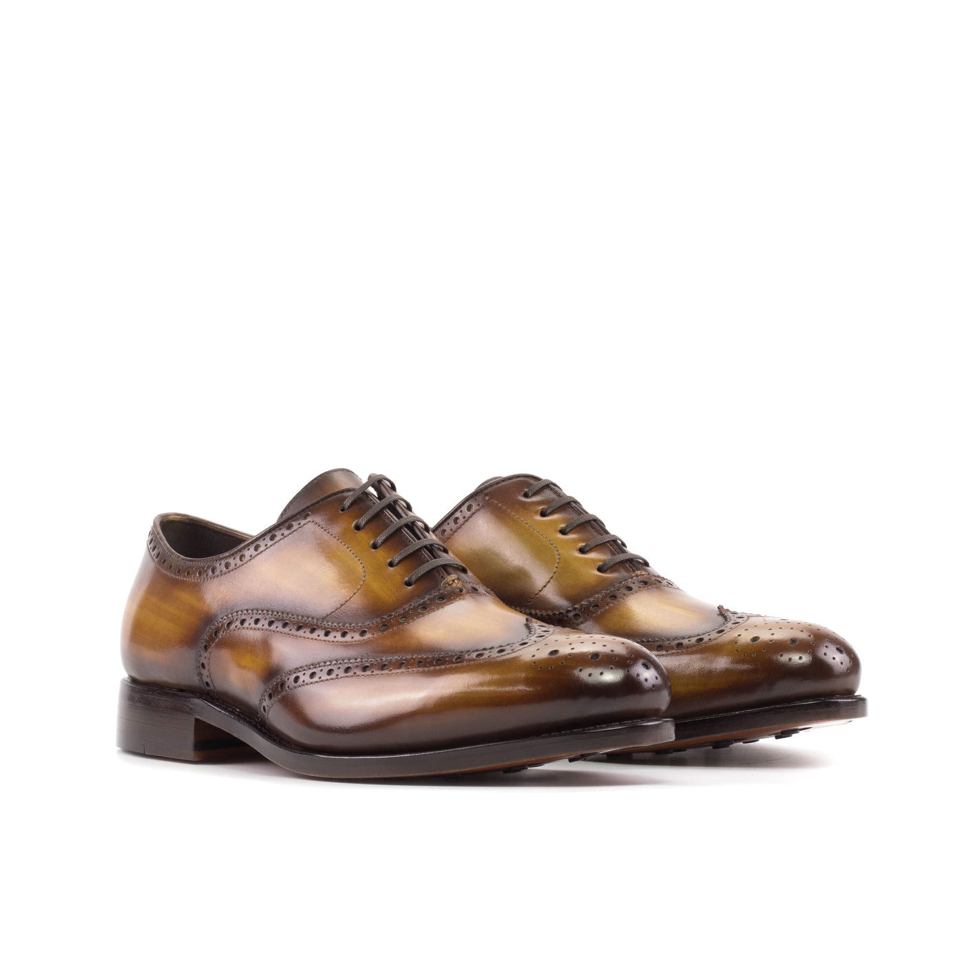 Ellsworth Full Brogue - Cognac patina