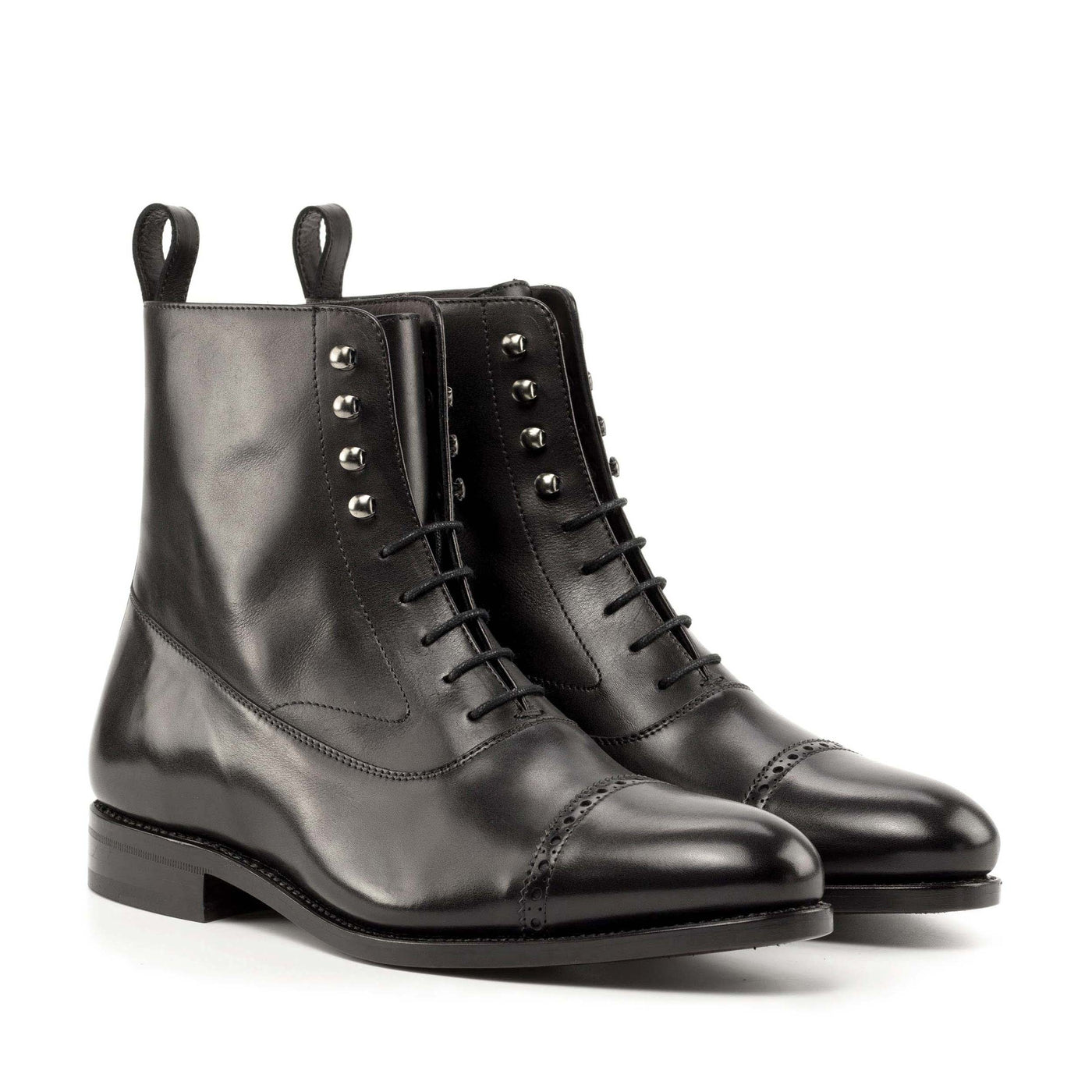 Regent Balmoral Boot - Black box calf