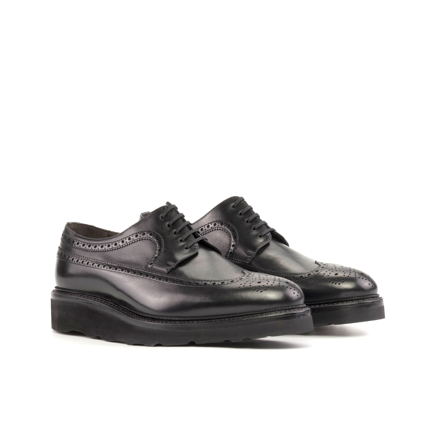 Opulent Longwing Blucher - Black box calf