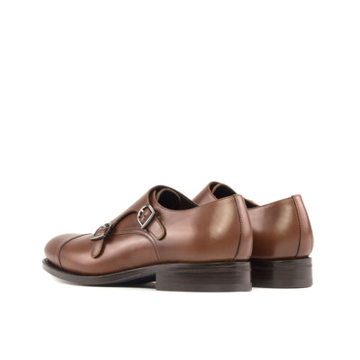 Zenith Double Monk - Med Brown Box Calf