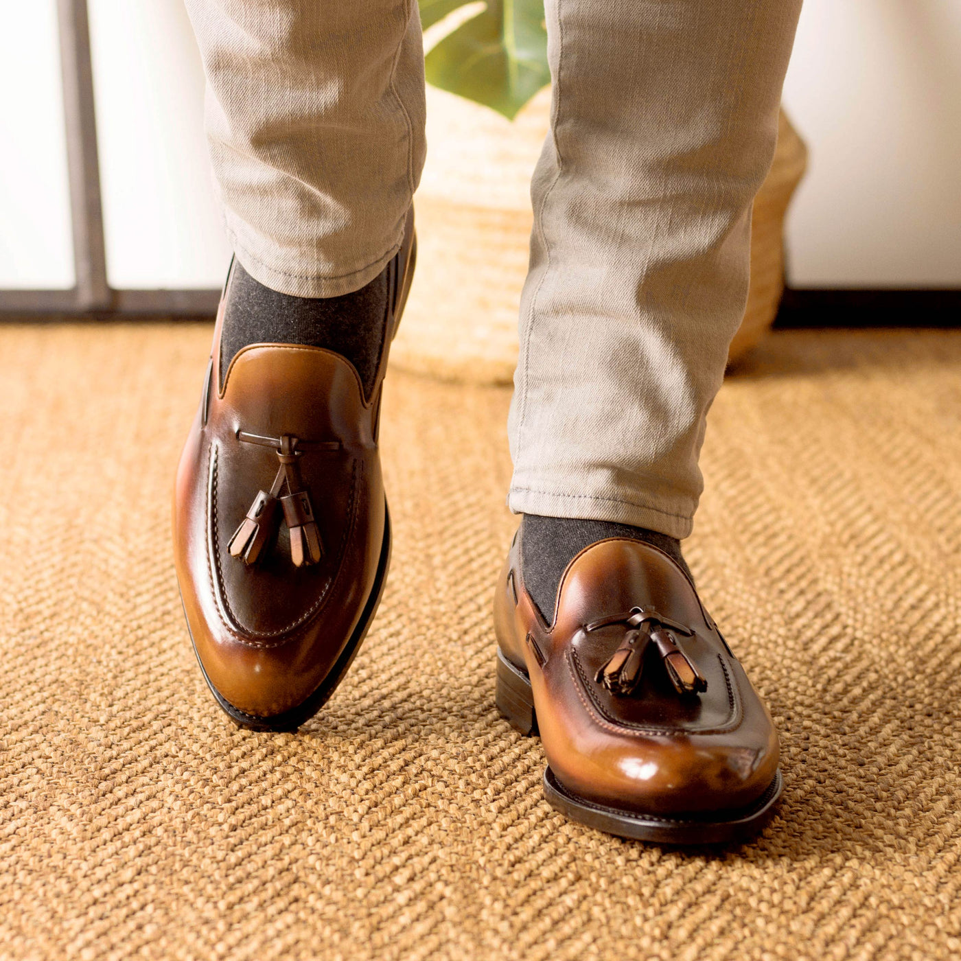 Sovrano Loafer - Brown patina