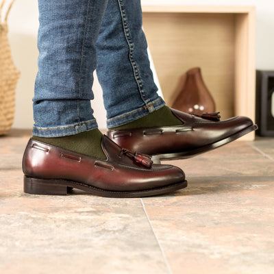 Seraph Loafer - Burgundy box calf