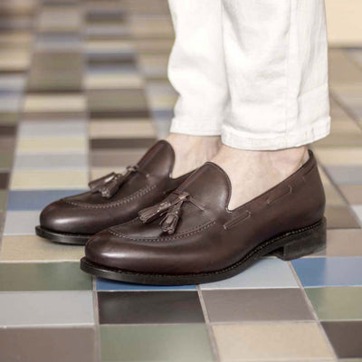 Eclat Loafer - Dark brown box calf