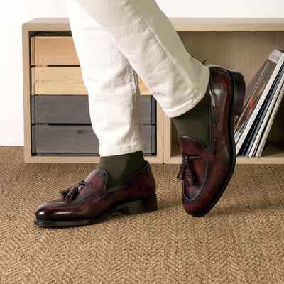 Ecliptico Loafer - Burgundy patina