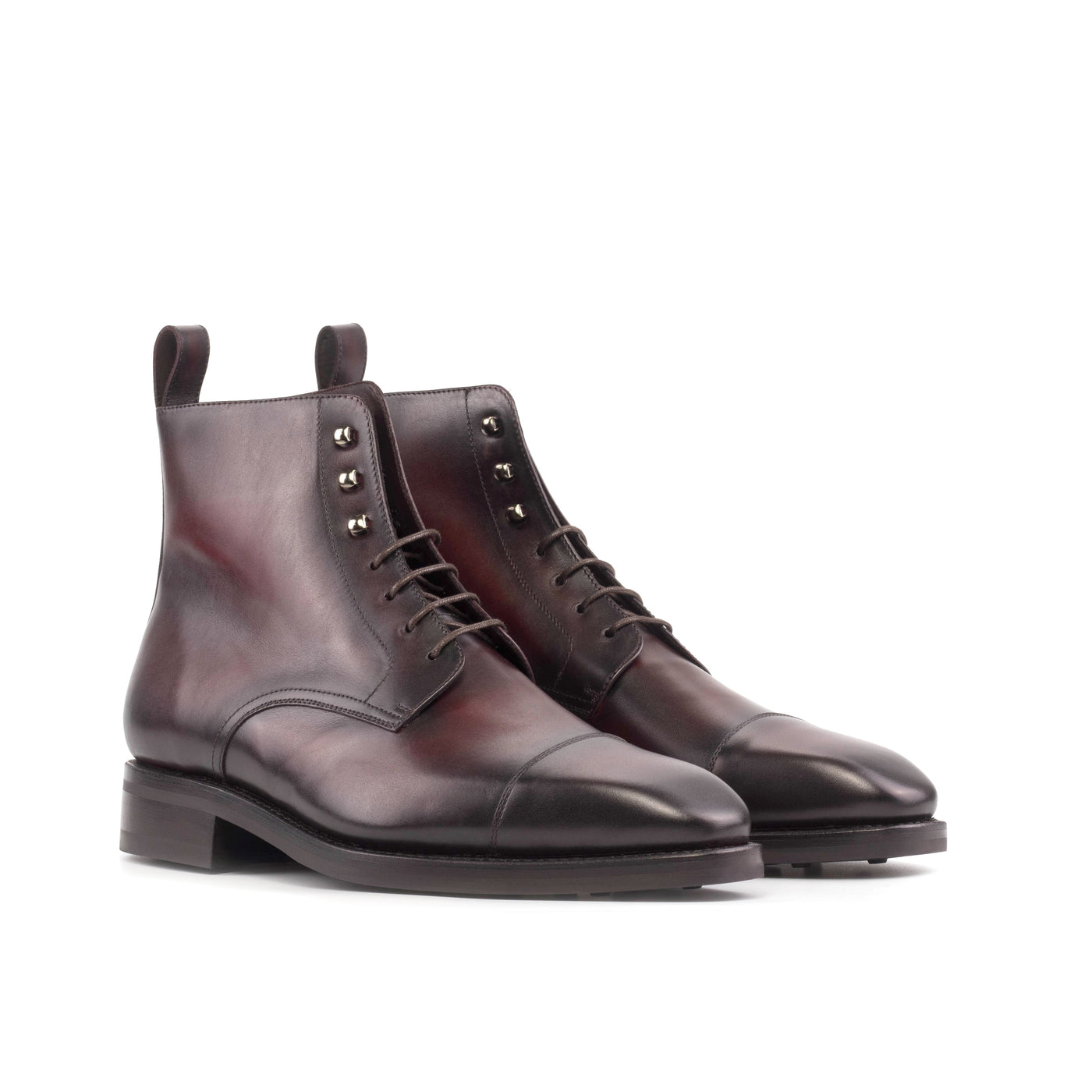 Zephyr Jumper Boot - Burgundy box calf