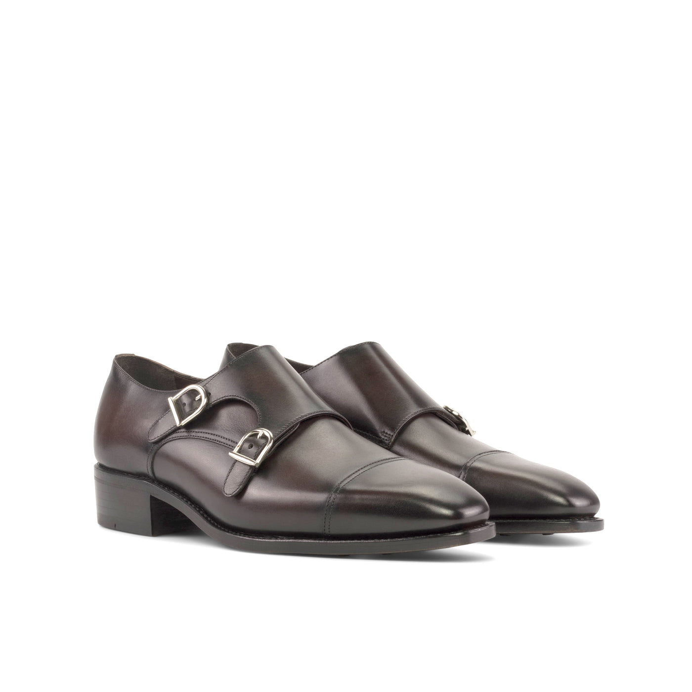 Epoch Double Monk -Dark Brown Box Calf