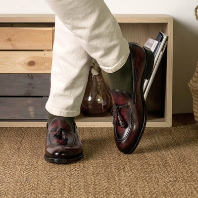 Ecliptico Loafer - Burgundy patina