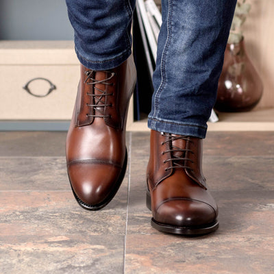 Nomad Jumper Boot - Med brown box calf