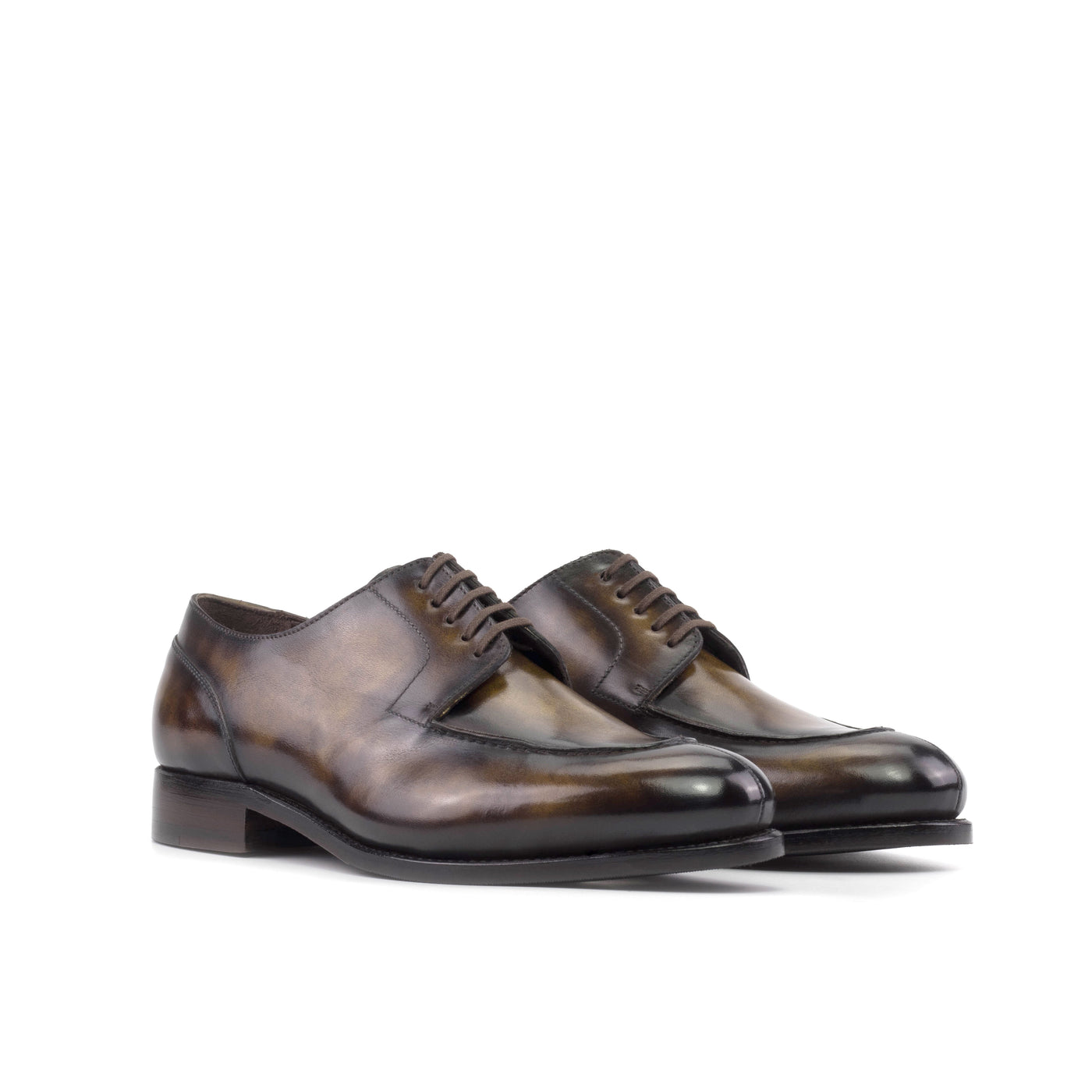 Nathaniel Derby Split Toe - Tobacco patina