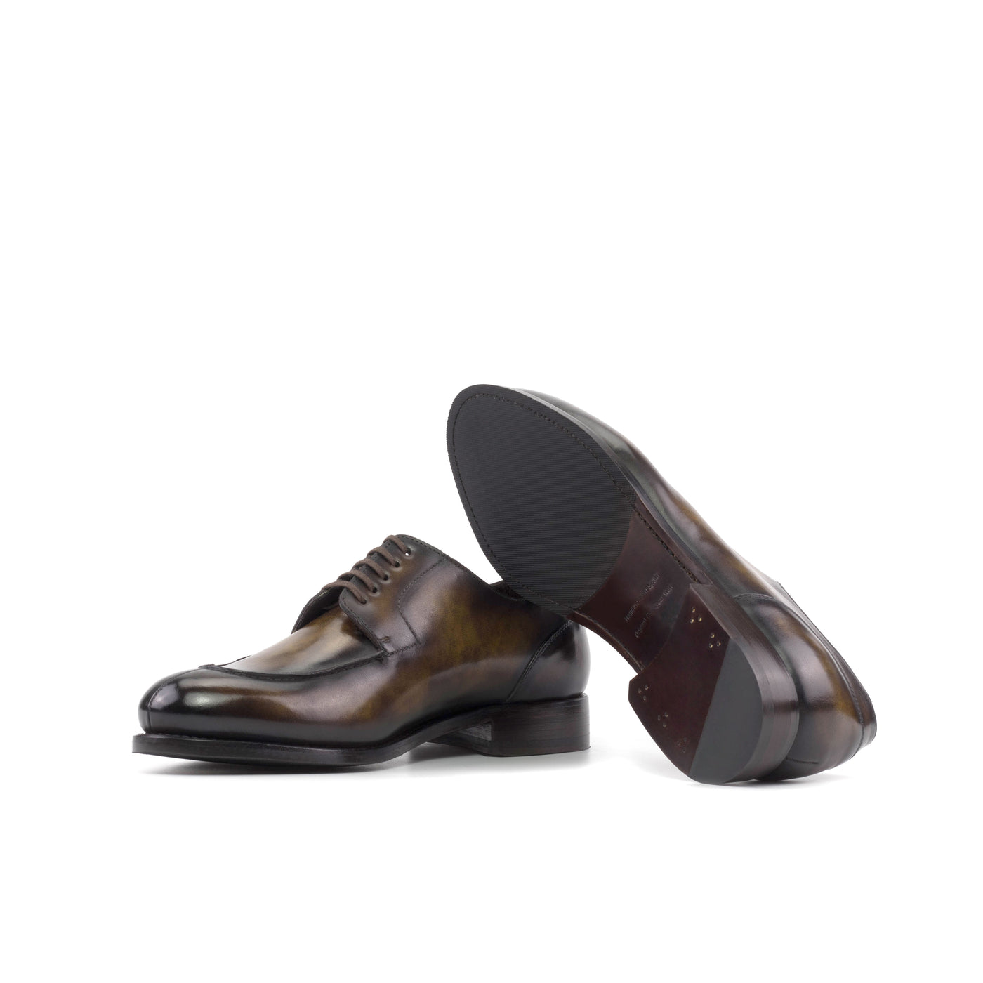 Nathaniel Derby Split Toe - Tobacco patina