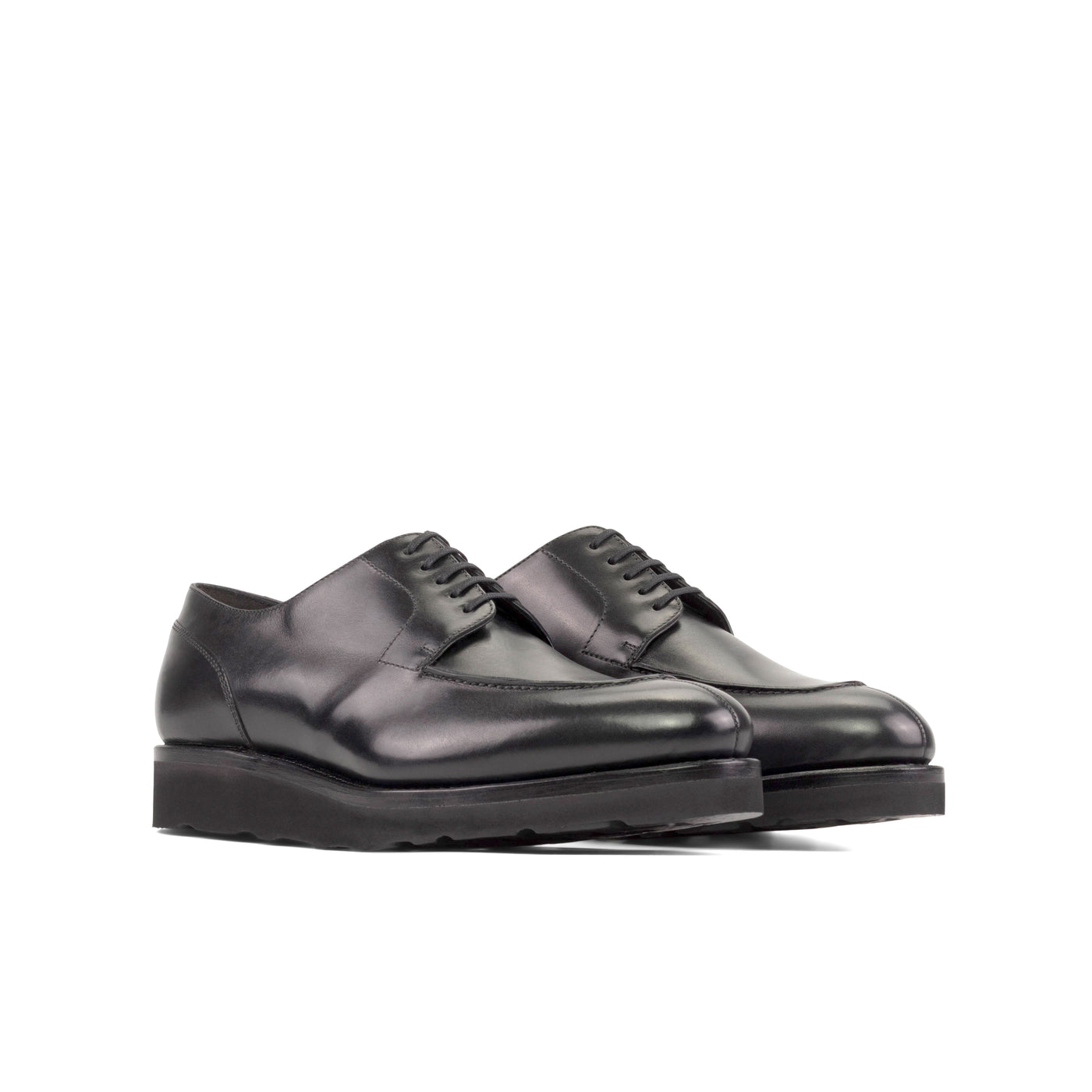 Samuel Derby Split Toe - Black box calf