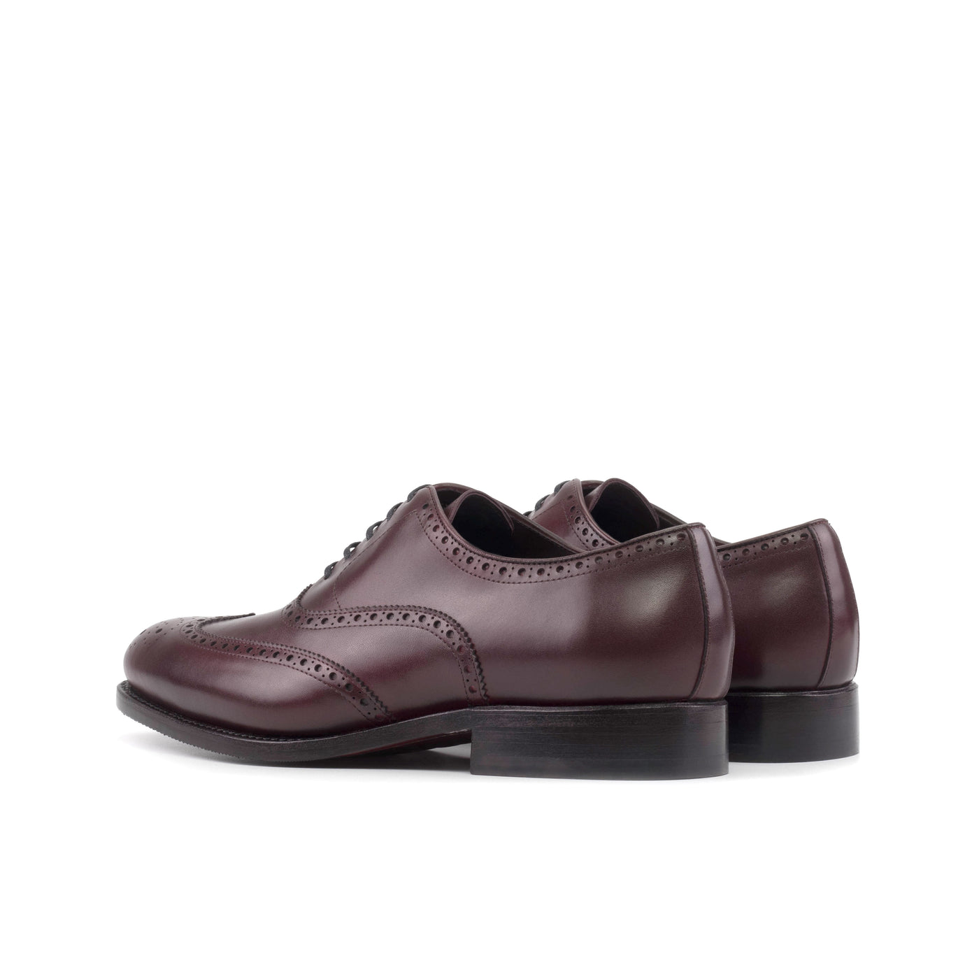 Alfred Full Brogue - Burgundy box calf