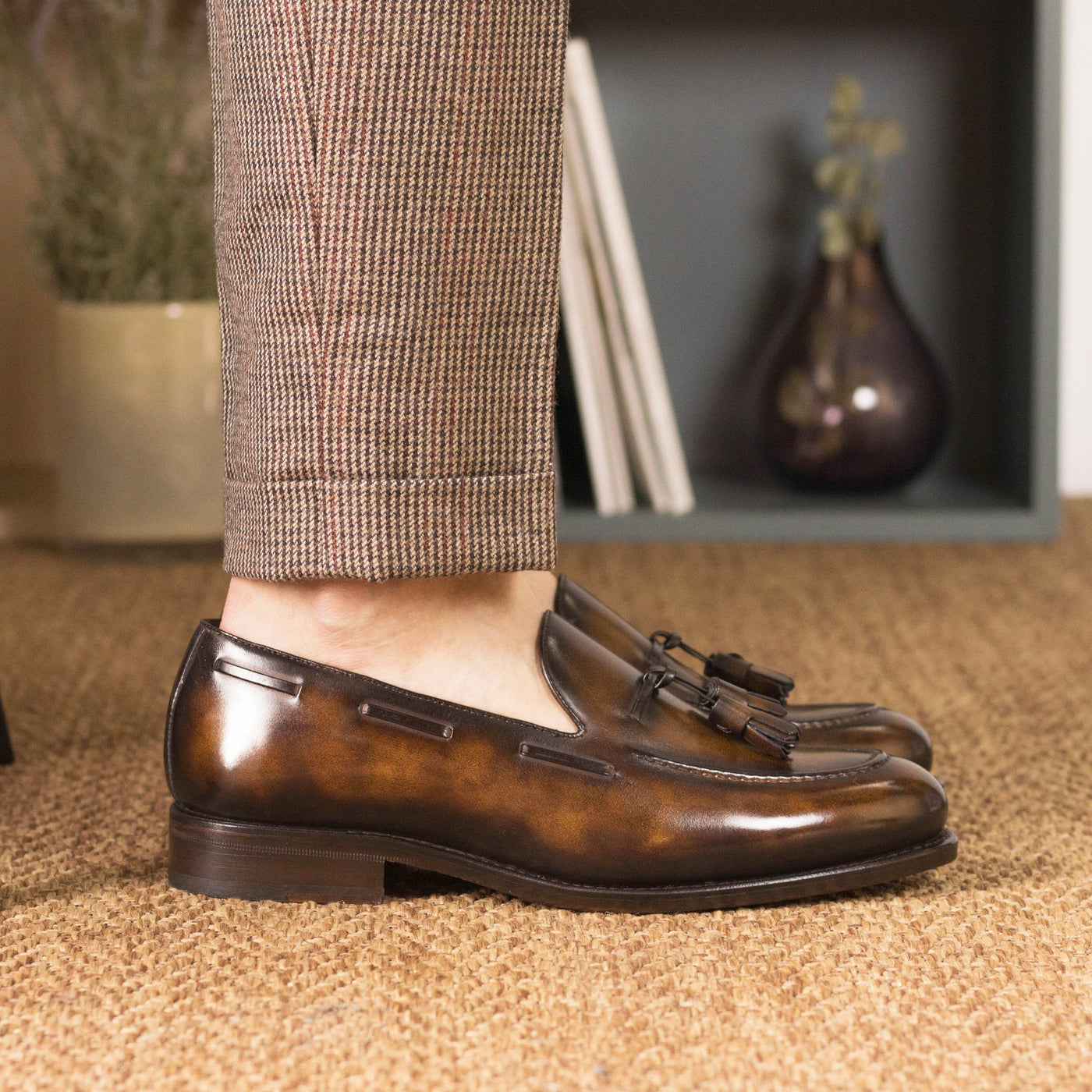 Grandioso Loafer - Tobacco patina