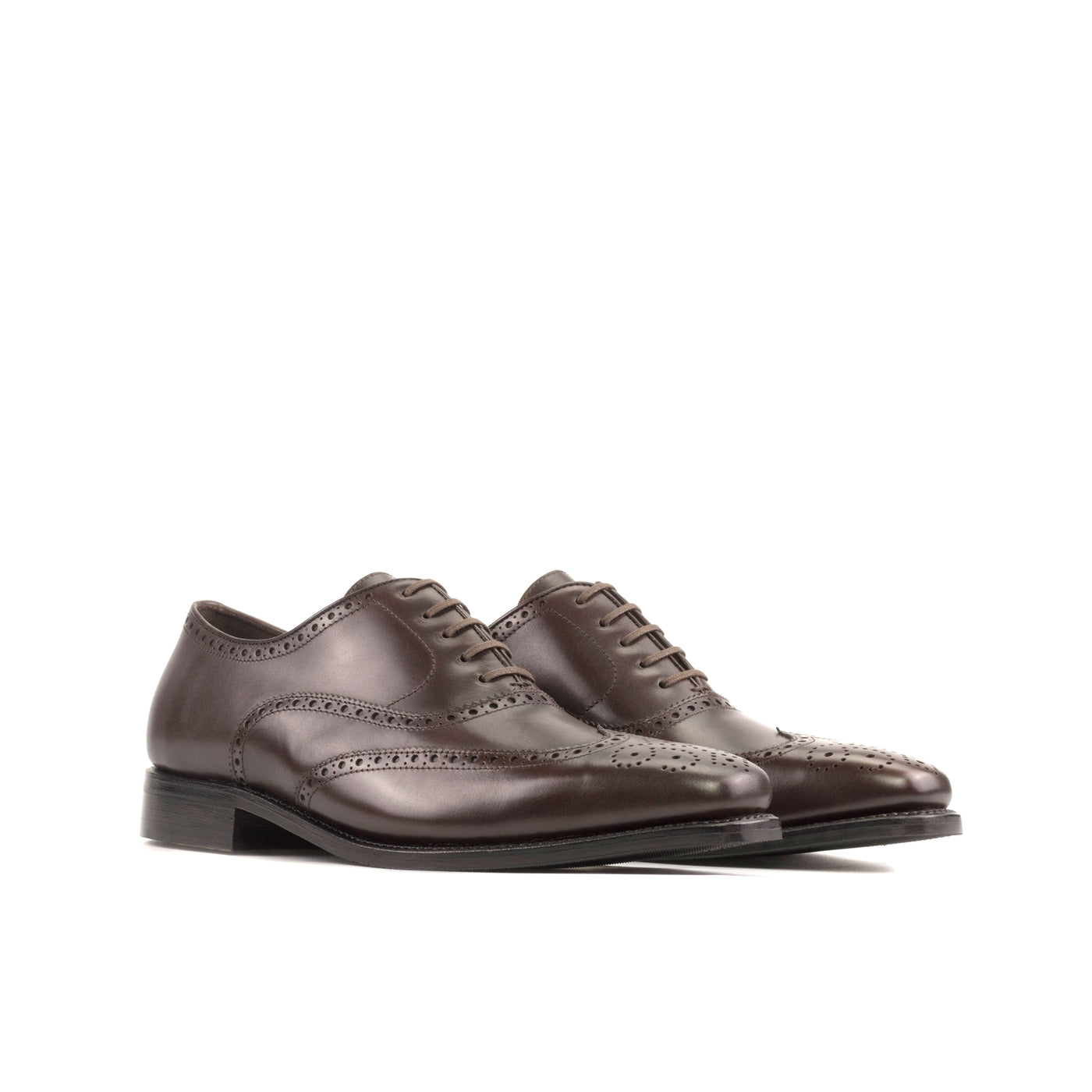 Archibald Full Brogue - dark brown box calf