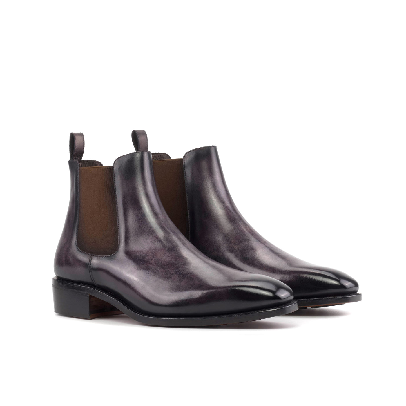 Alberto Chelsea Boot Classic - Aubergine patina