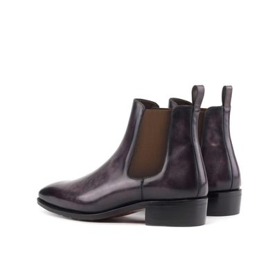 Alberto Chelsea Boot Classic - Aubergine patina