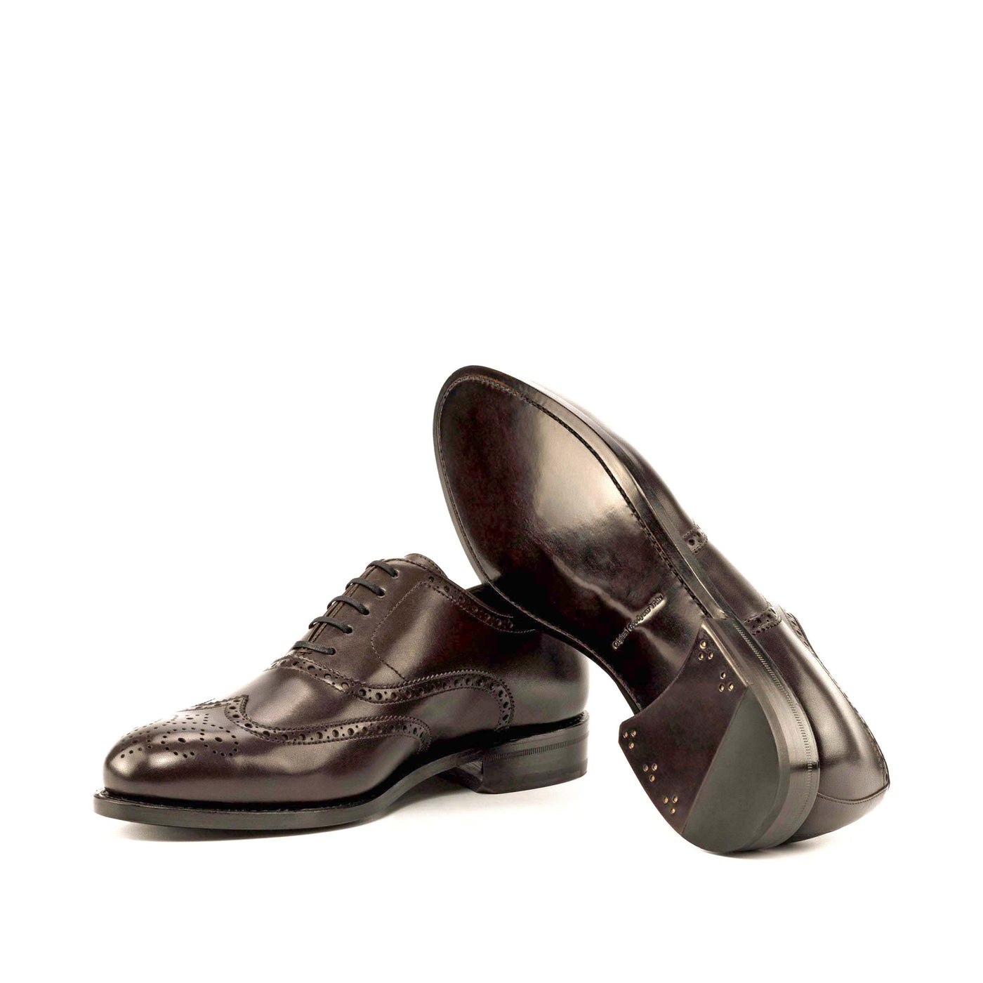 Knightley Full Brogue - Dark brown box calf