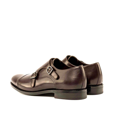 Maverick Double Monk -Dark brown box calf