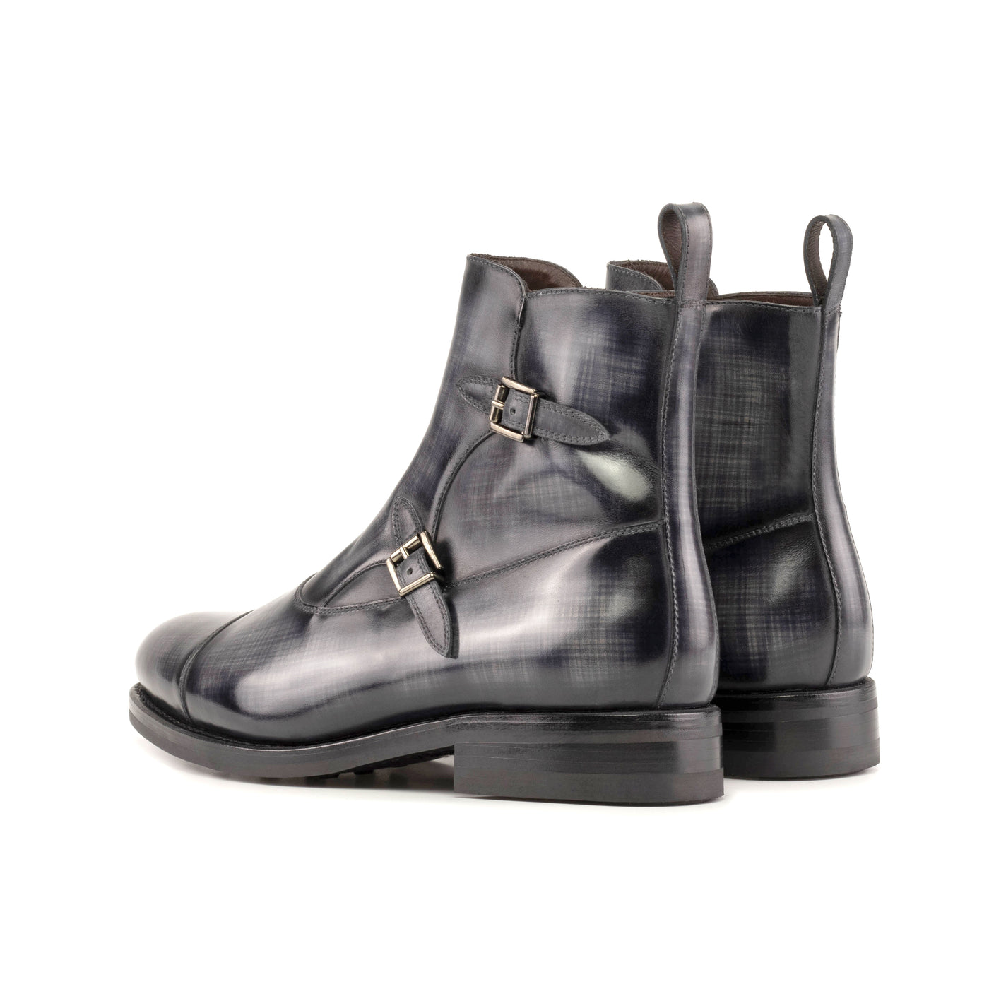 Nova Octavian Buckle Boot - Grey patina