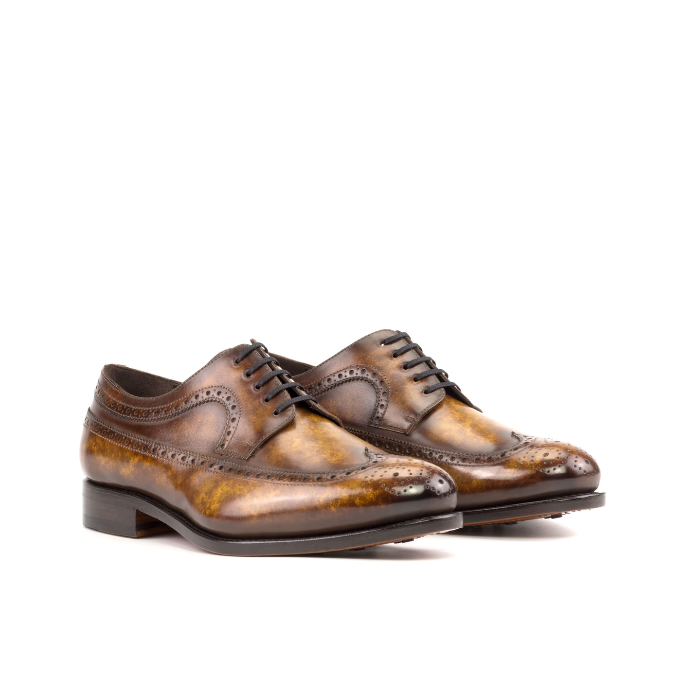 Vanguard Longwing Blucher - Cognac patina