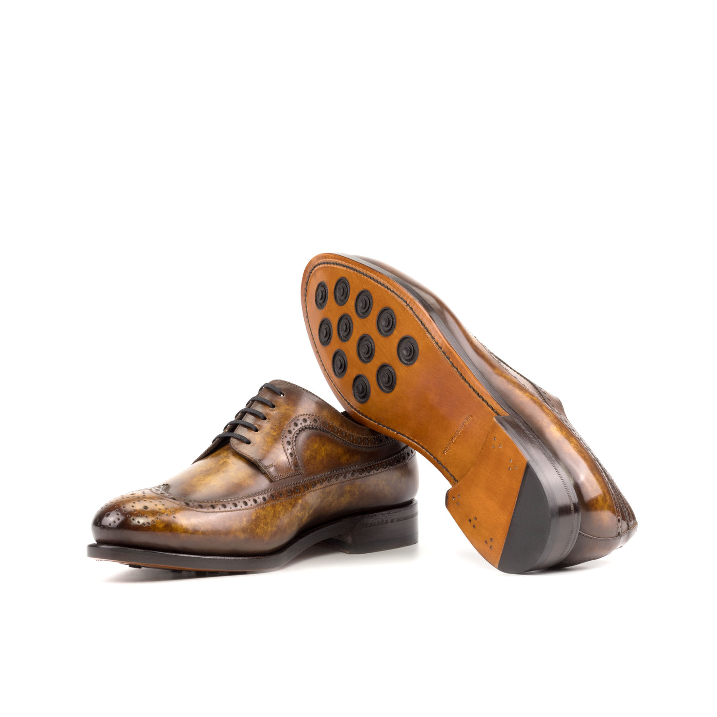 Vanguard Longwing Blucher - Cognac patina