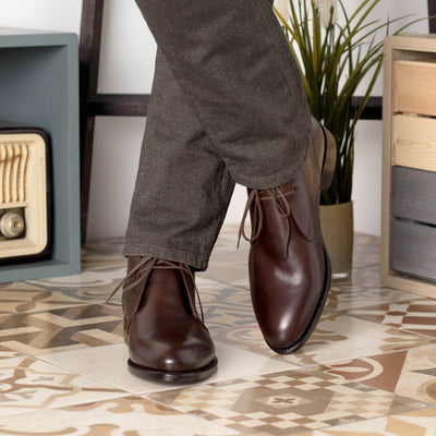 Echelon Chukka - Dark brown box calf