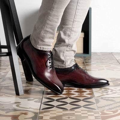 Illustrious Whole Cut - Burgundy patina