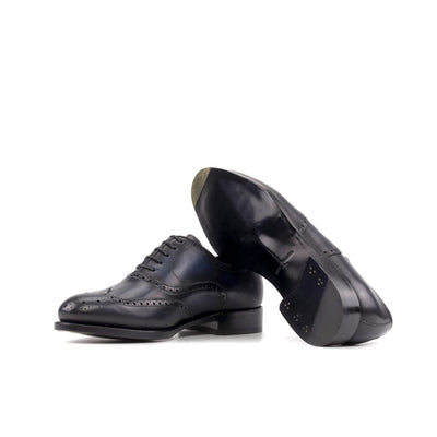 Reginald Full Brogue - Navy box calf