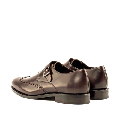 Eclat Single Monk - Dark brown box calf