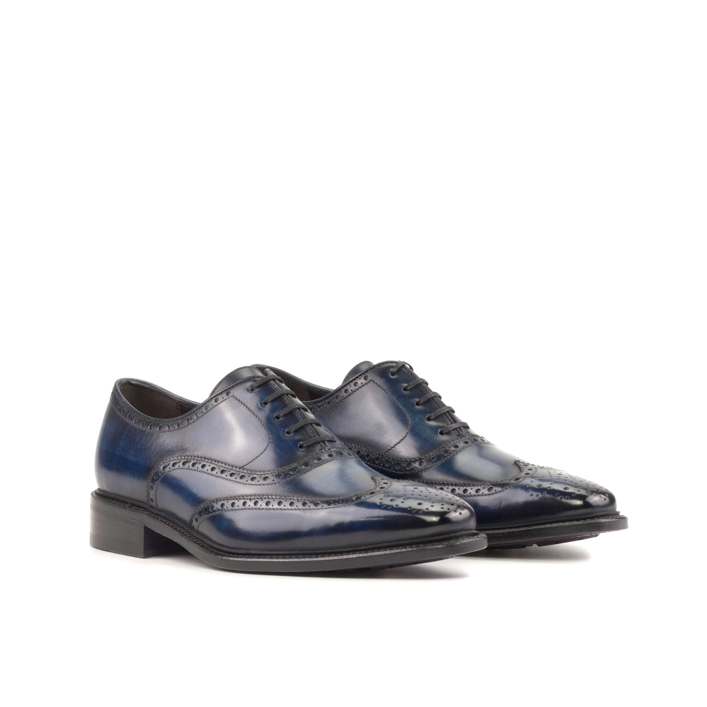 Reginald Full Brogue - denim patina