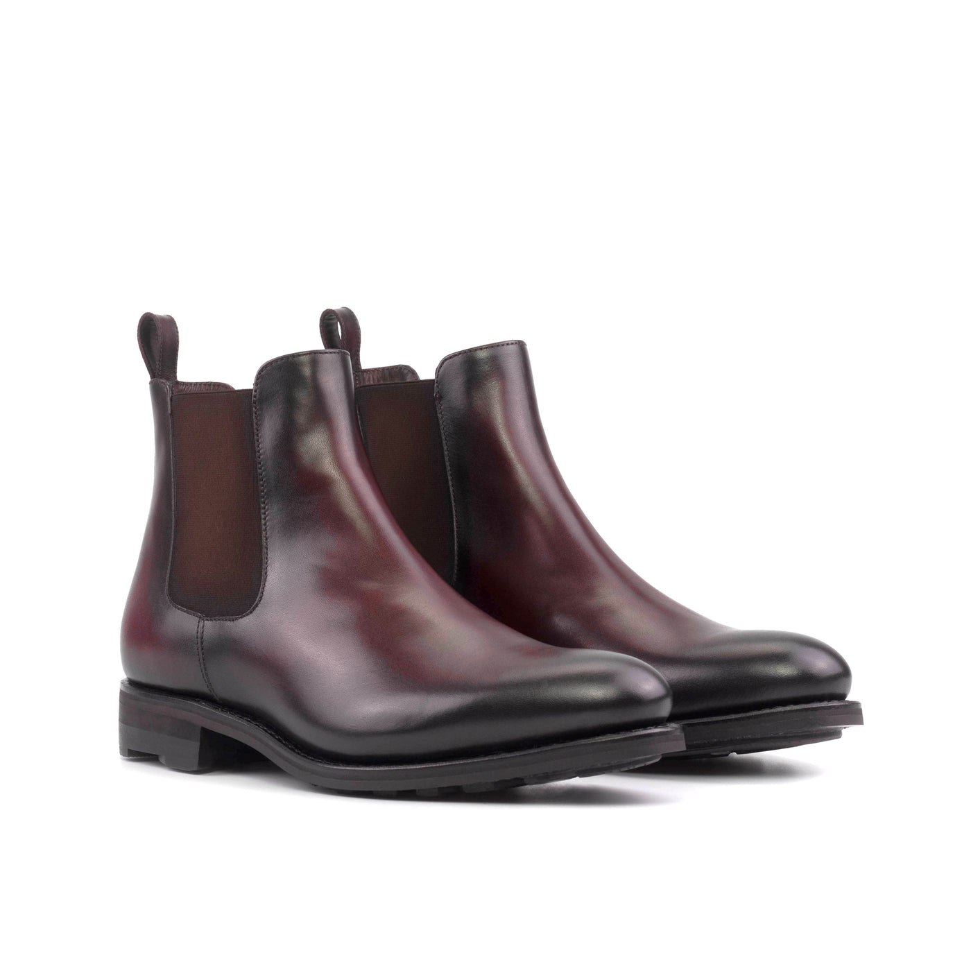 Fabrizio Chelsea Boot Classic - Burgundy box calf