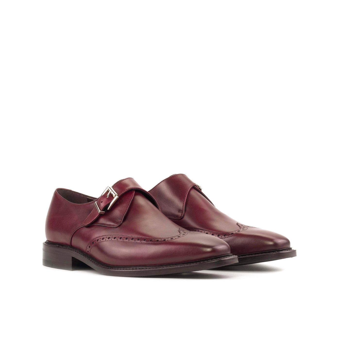 Astral Single Monk - Burgundy box calf