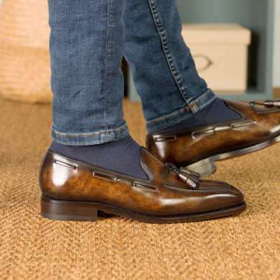 Dapperion Loafer - Brown patina