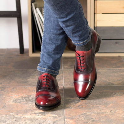 Beaumont Oxford - Burgundy patina