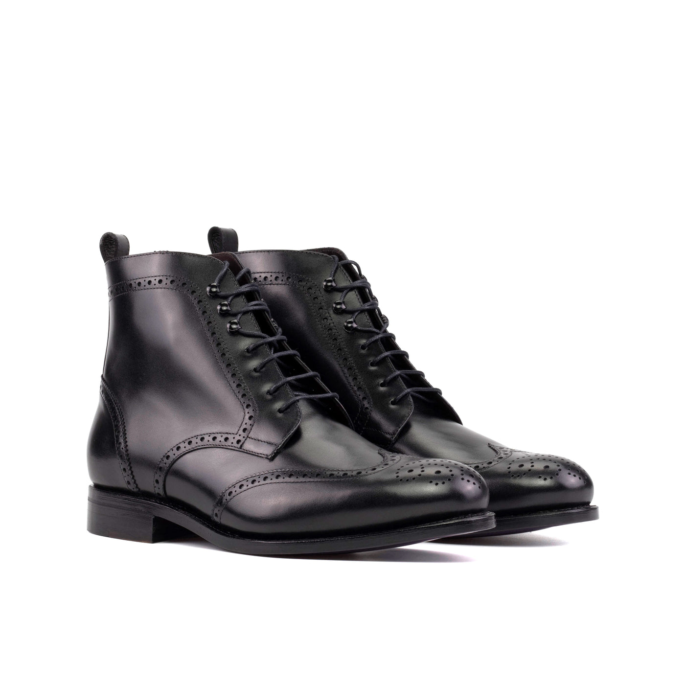 Armada Military Brogue - Black box calf