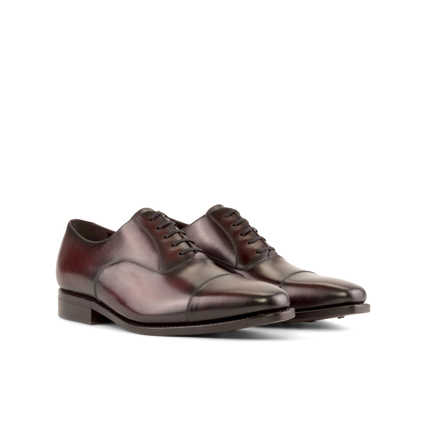 Kensington Oxford - Burgundy box calf