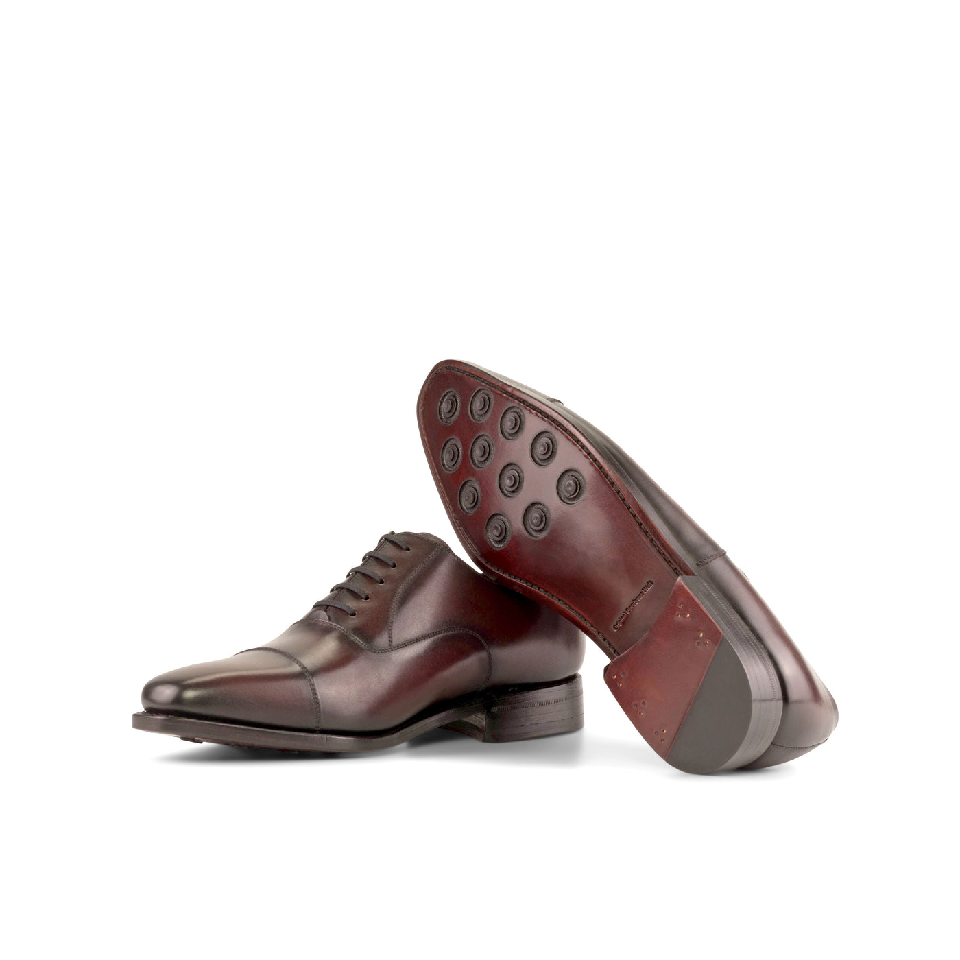 Kensington Oxford - Burgundy box calf