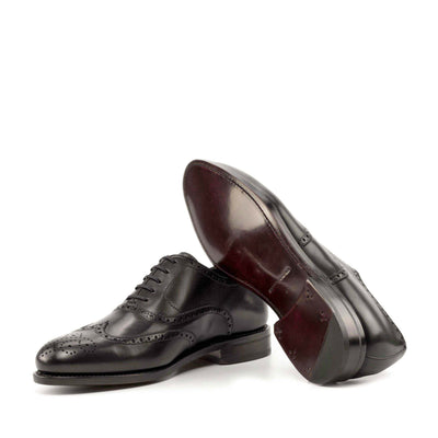 Montague Full Brogue - Black box calf