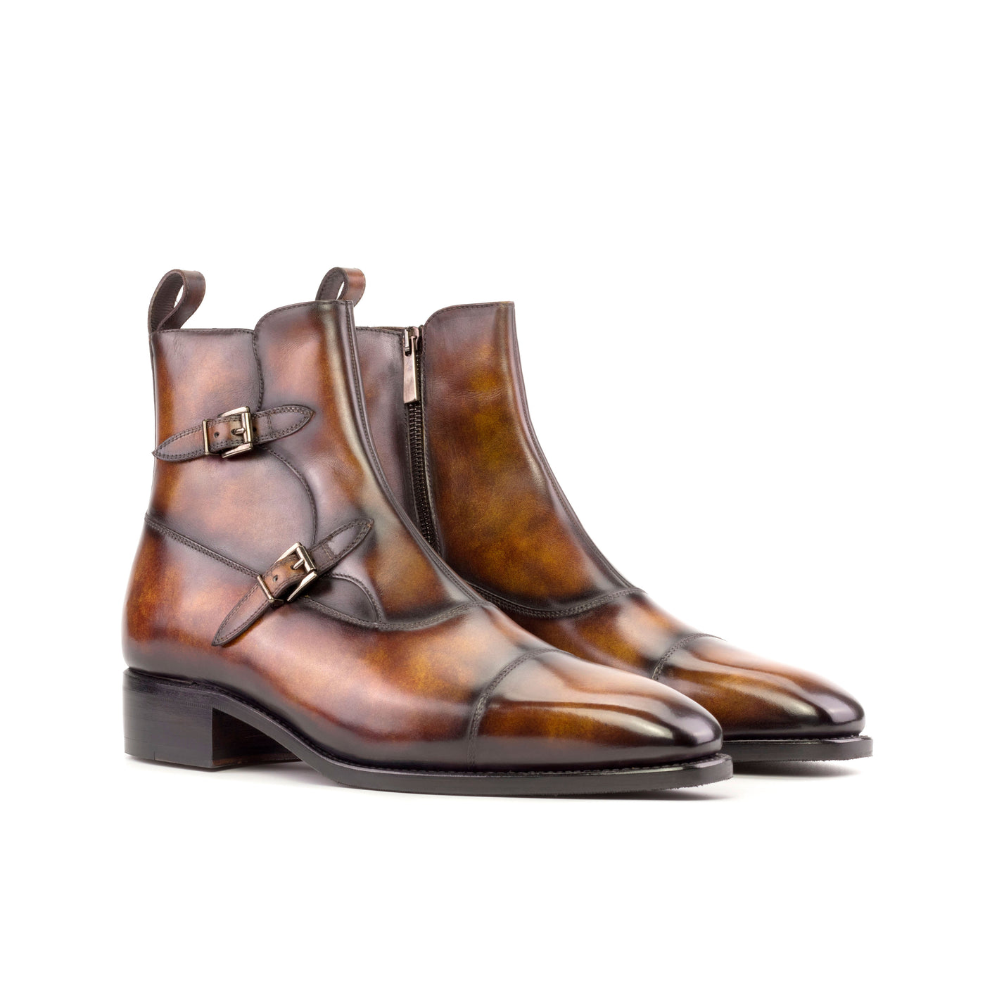 Talon Octavian Buckle Boot - Fire patina