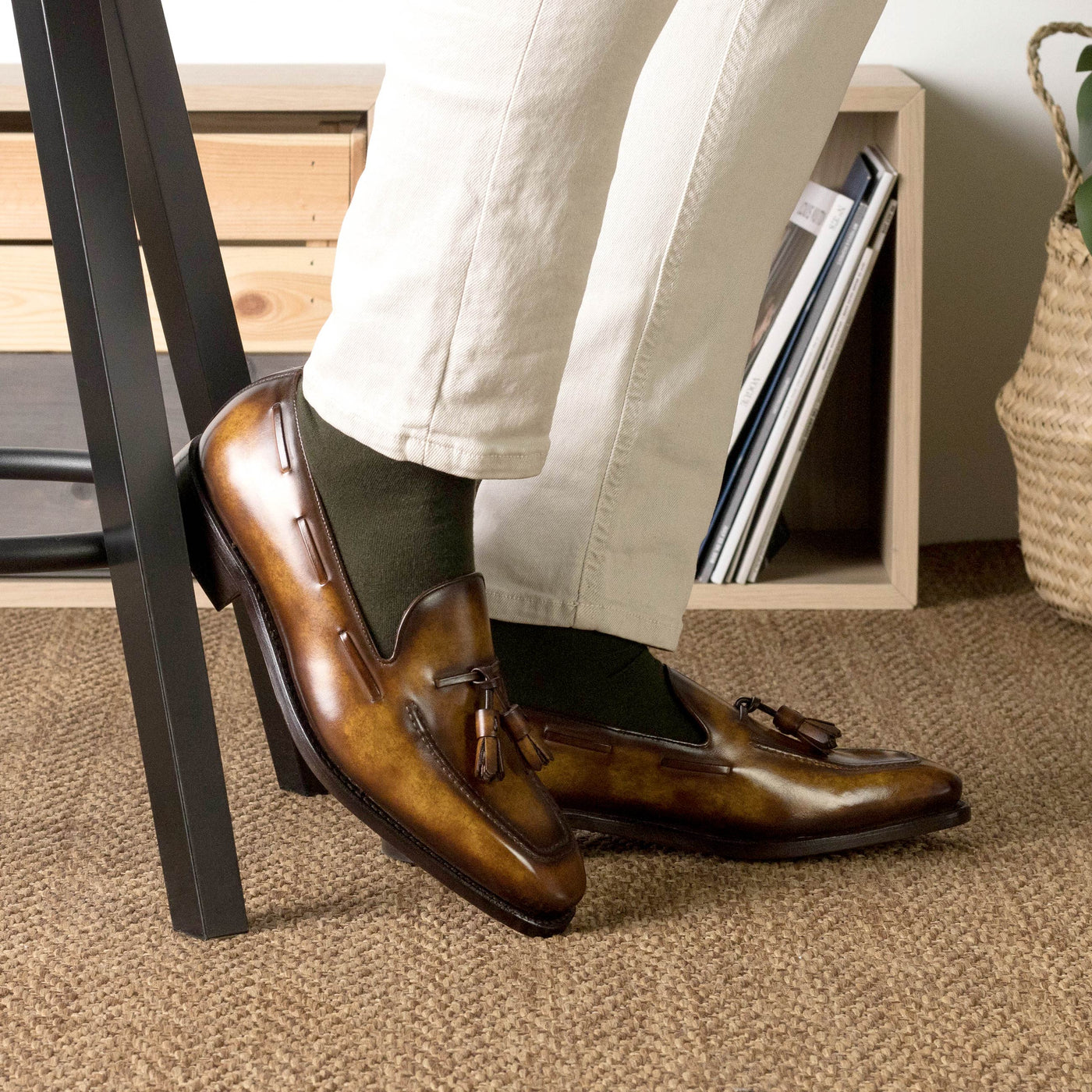 Opulento Loafer - Cognac patina