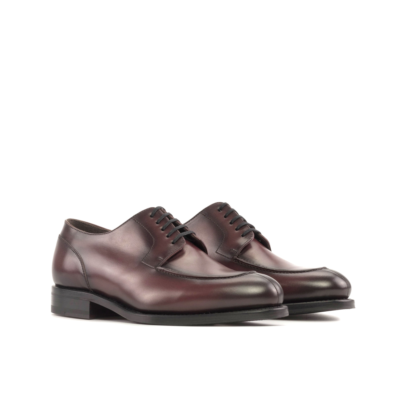 Edward Derby Split Toe - Burgundy vitello