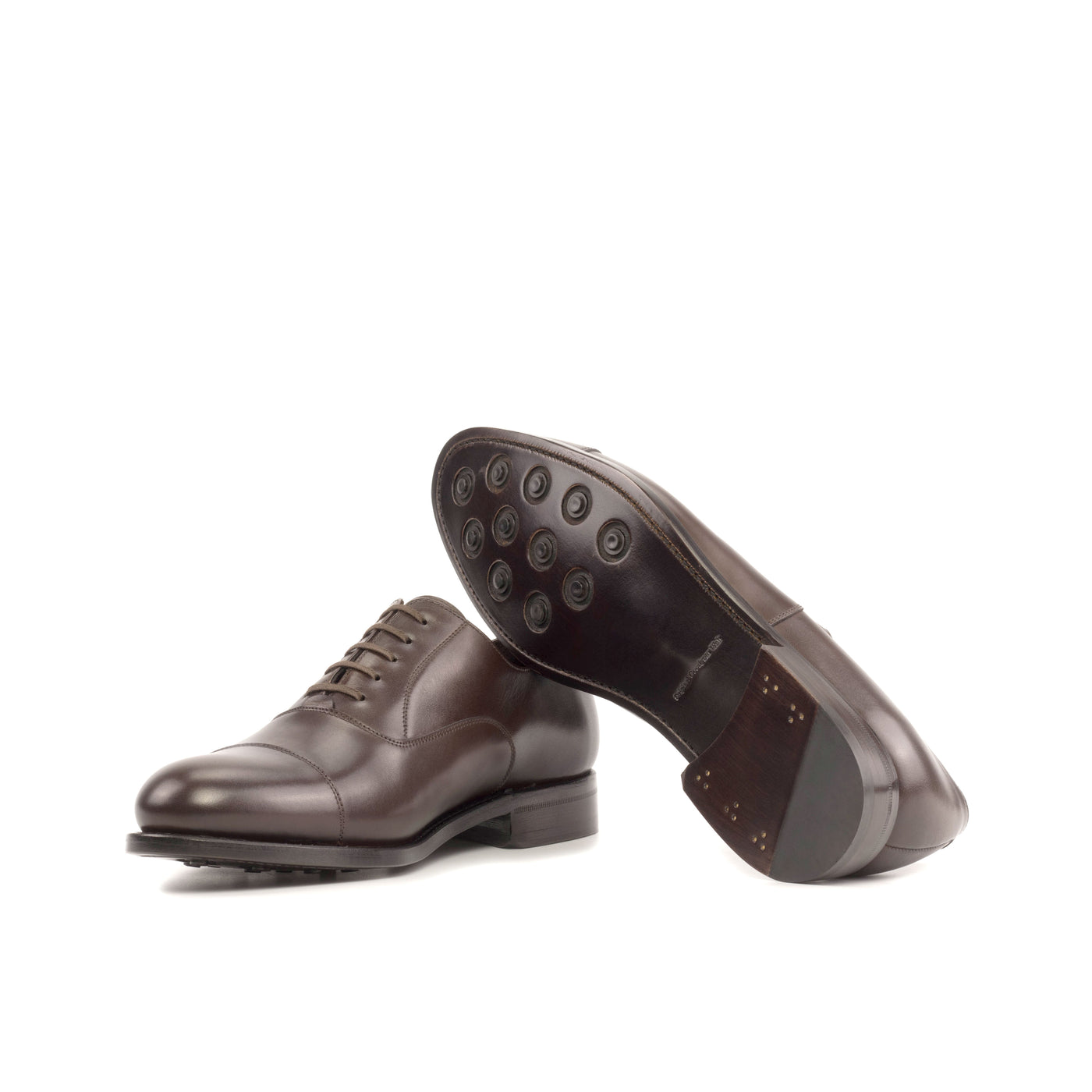 Chatsworth Oxford - Dark brown box calf