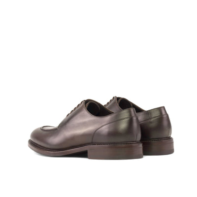 Charles Derby Split Toe - Dark brown vitello