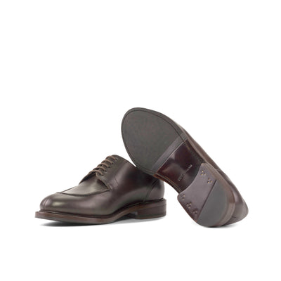 Charles Derby Split Toe - Dark brown vitello